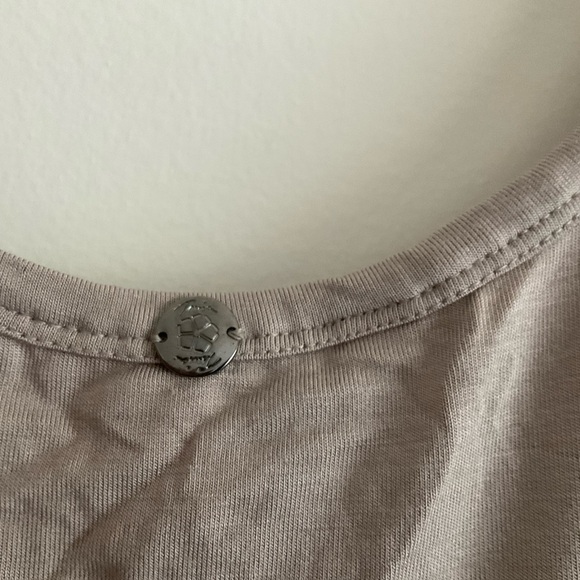 NWT Trina Turk Althea Tank Dress Gray Fringe Tassel Boho Western Cowgirl Macrame - Picture 7 of 12